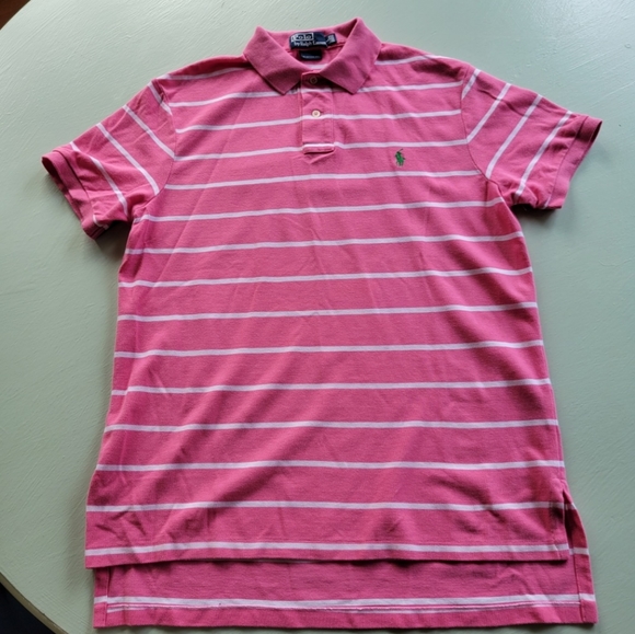EUC Polo pink 100% cotton polo sz L - Picture 3 of 5